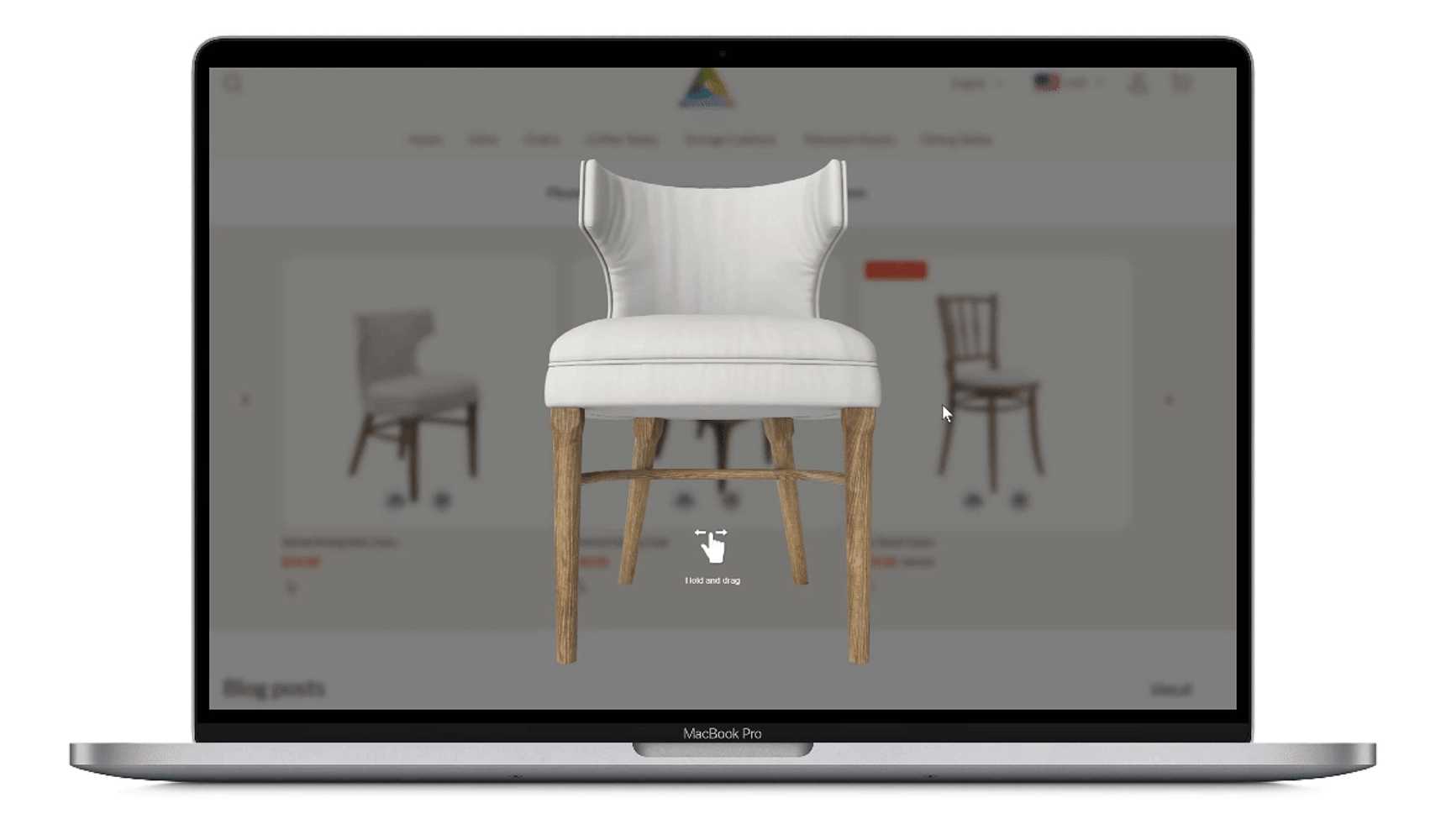 3D display makes product details clear and interactive