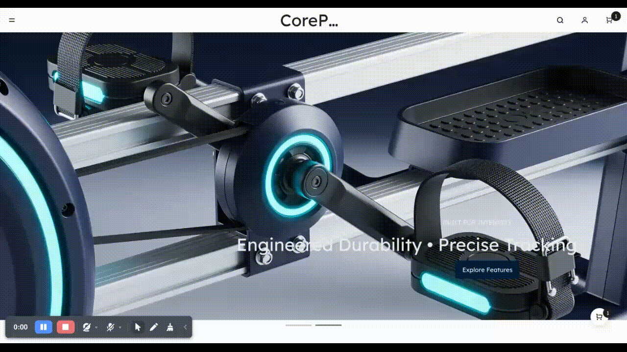 Loja de e-commerce gerada por IA