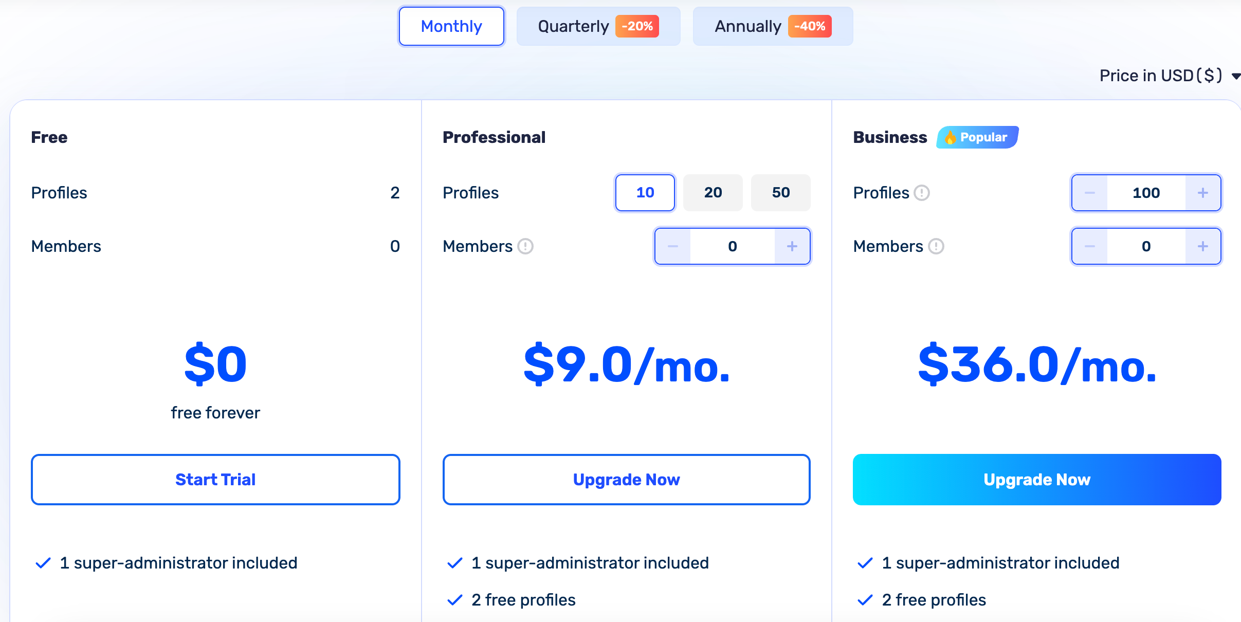 AdsPower pricing