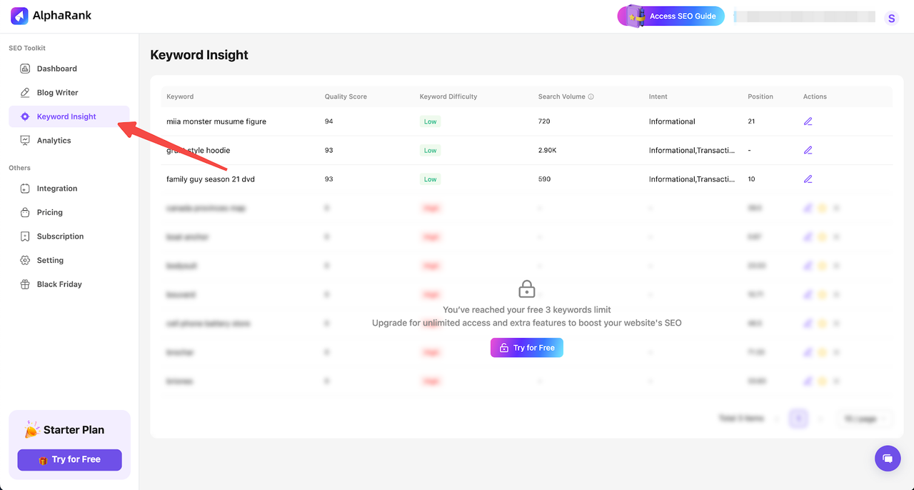 AlphaRank AI SEO Optimizer