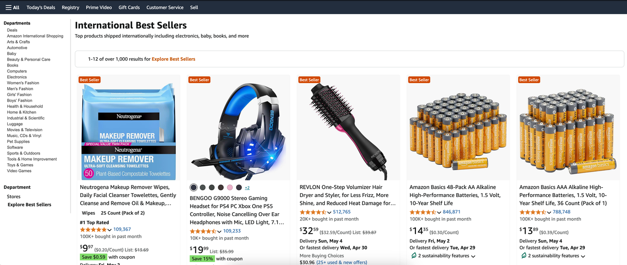 Amazon Best Sellers