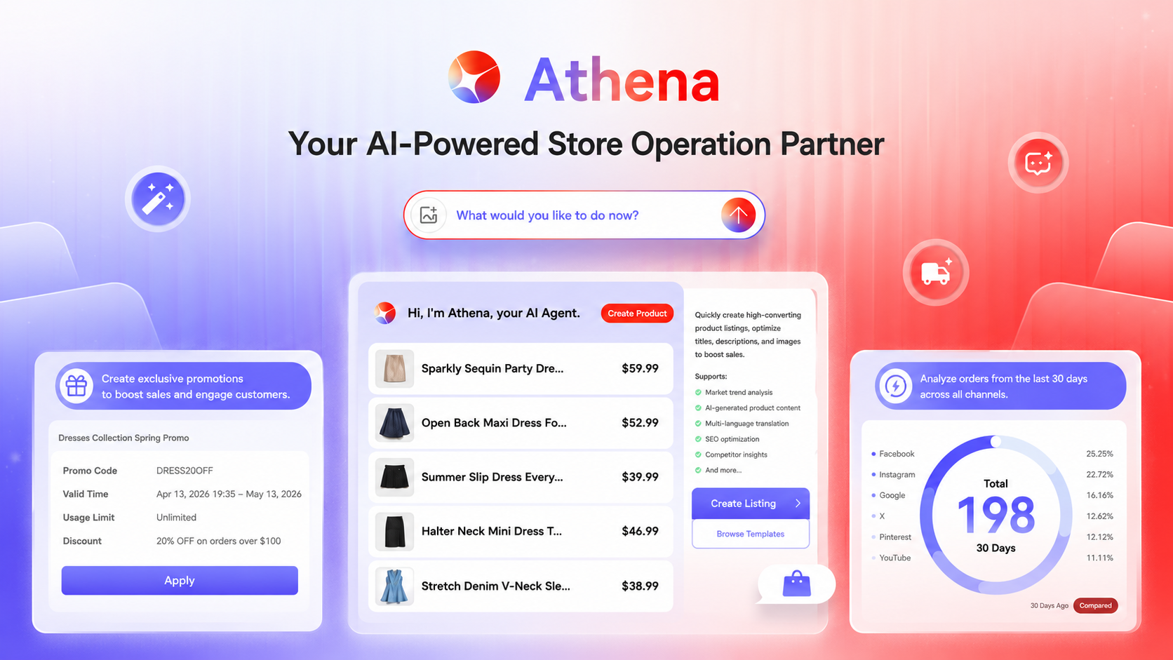 Athena, the AI ecommerce assistant