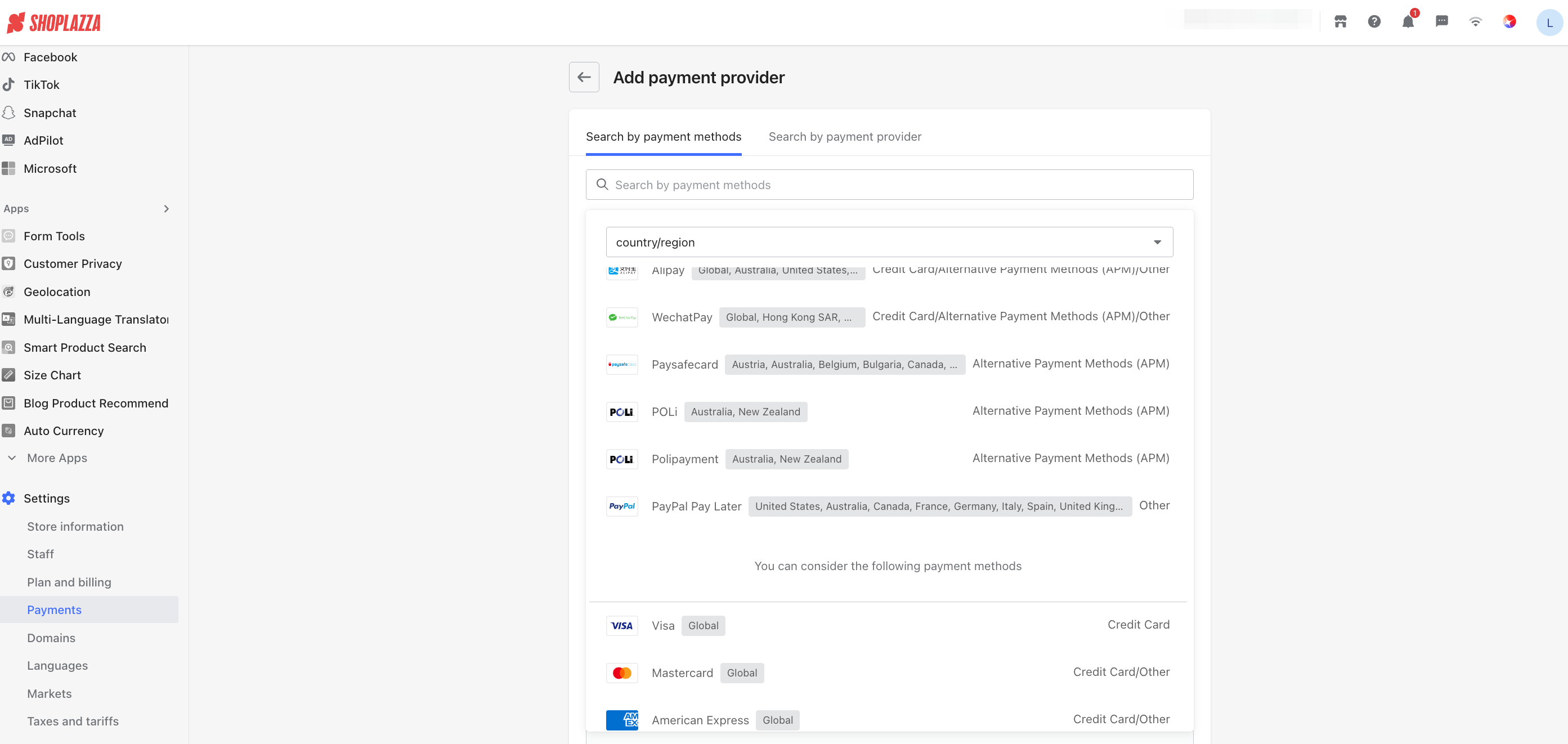 Australian local payments