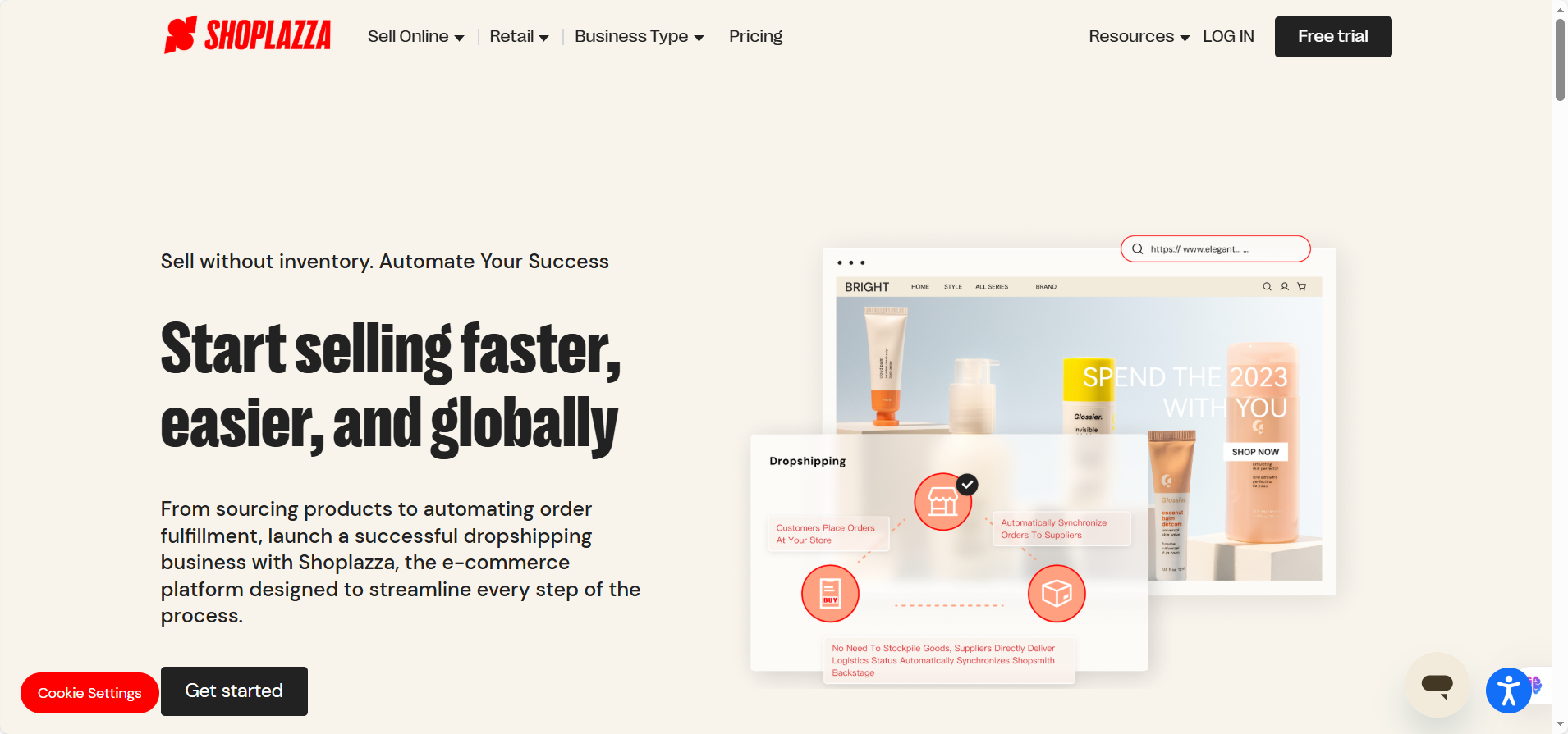 Construire votre boutique globale Shoplazza