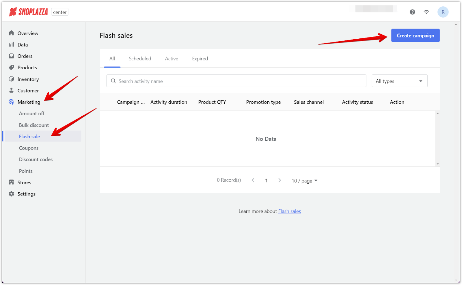 Built-in promotional tools