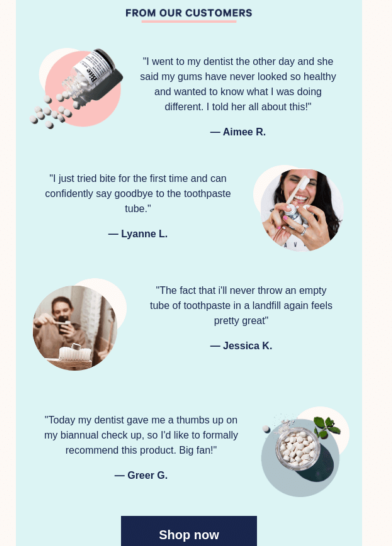 Combine authentic stories with email marketing