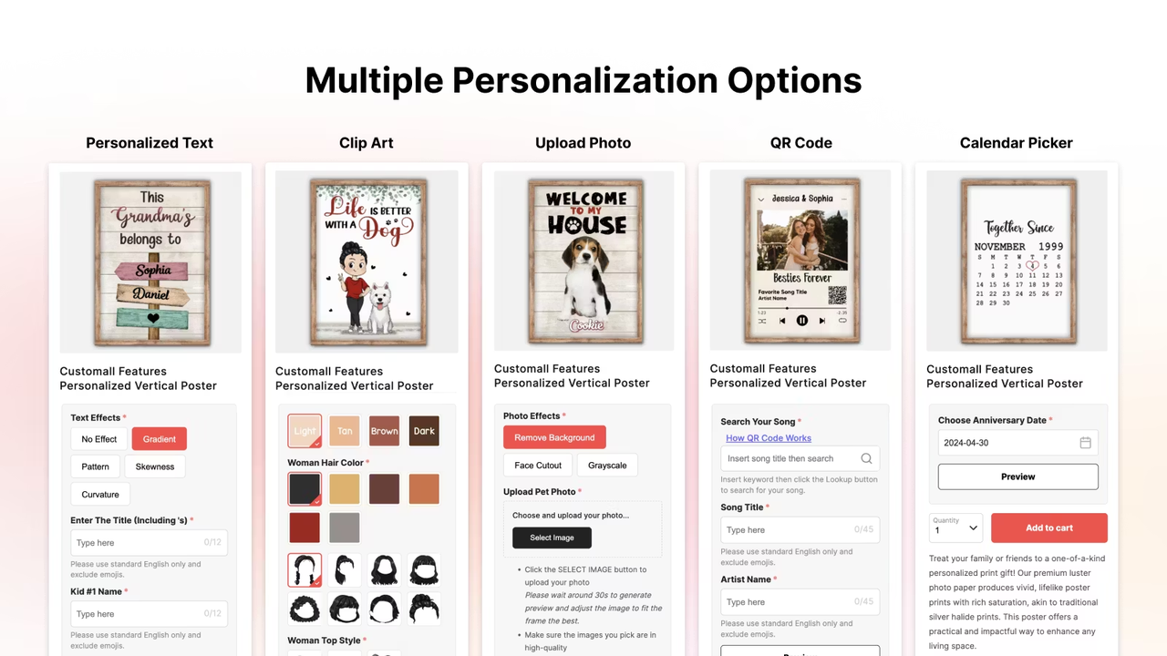 Customall POD Product Customizer