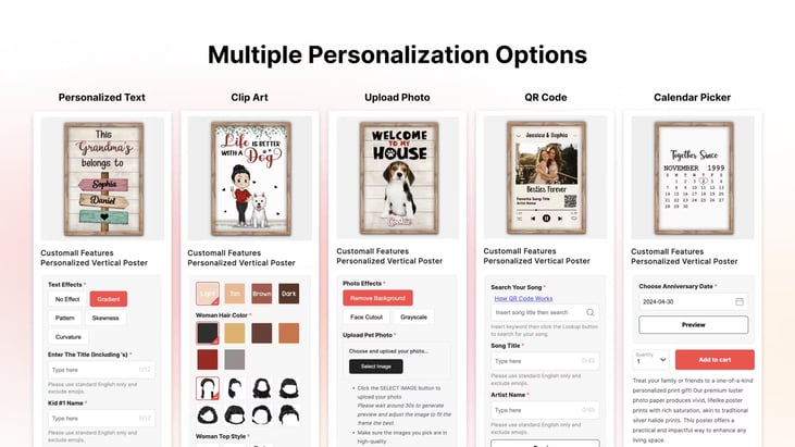 Customall POD Product Customizer