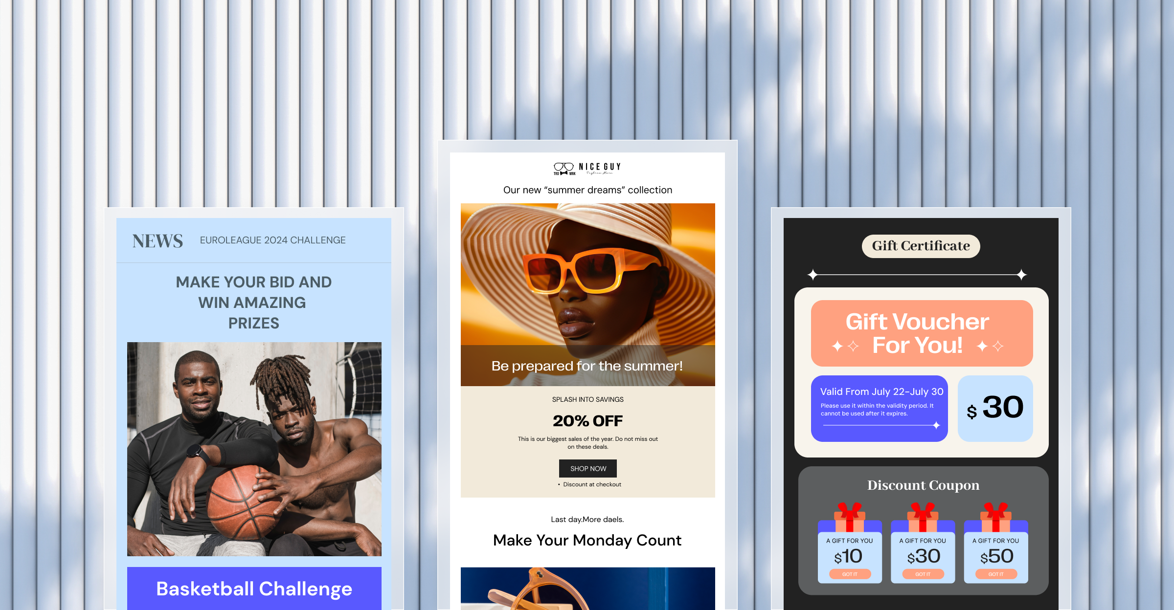 Email Marketing - Easily build your email campaigns