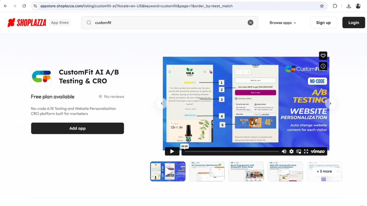 Besuchen Sie den Shoplazza-App-Store