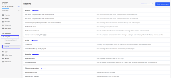 How-to-start-an-online-store-Reports