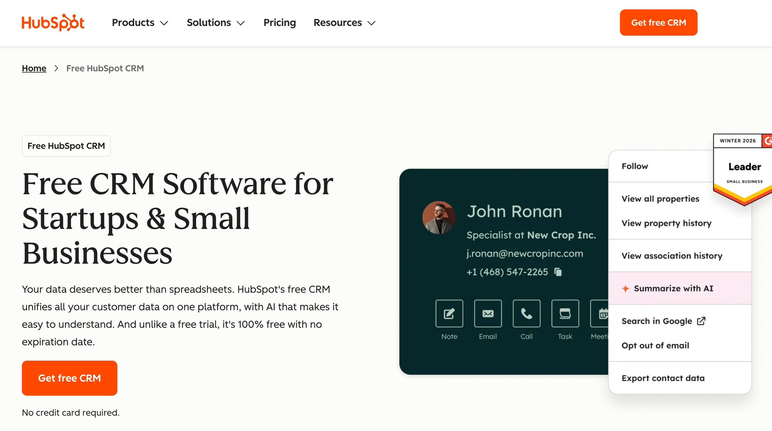 HubSpot CRM