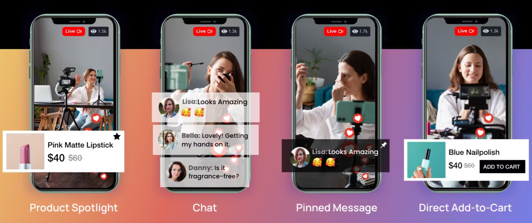 Live Shopping & Shoppable Videos