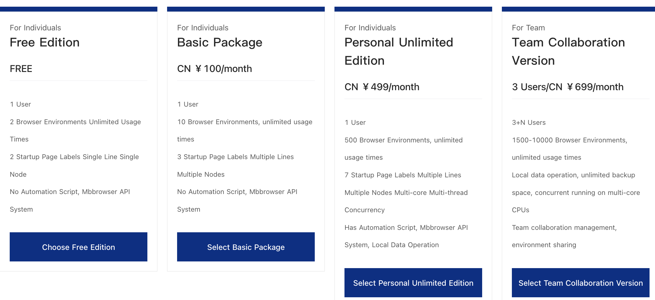 MBBrowser pricing