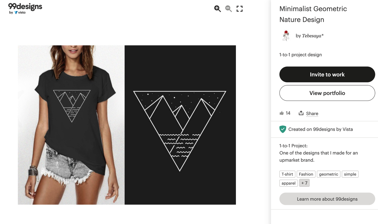 T-shirts minimalistes