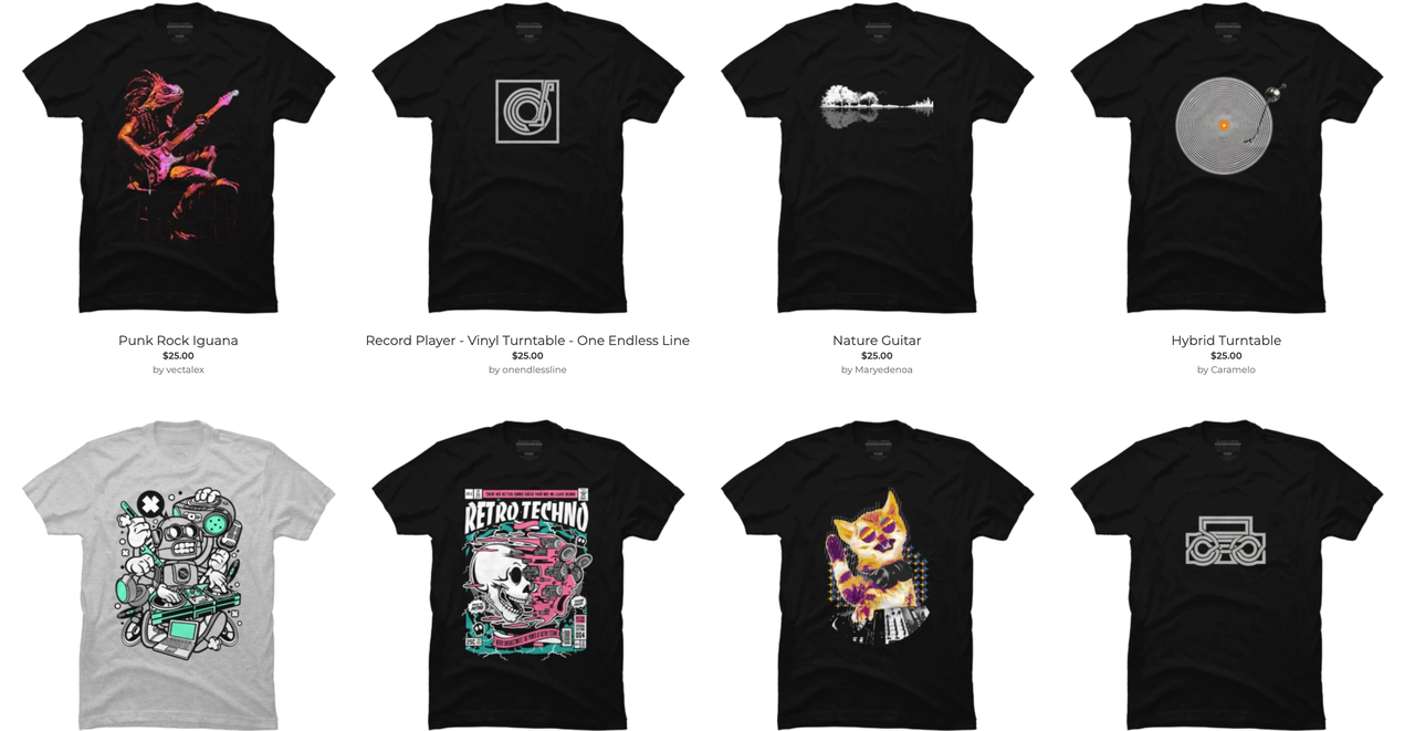 T-shirt musical