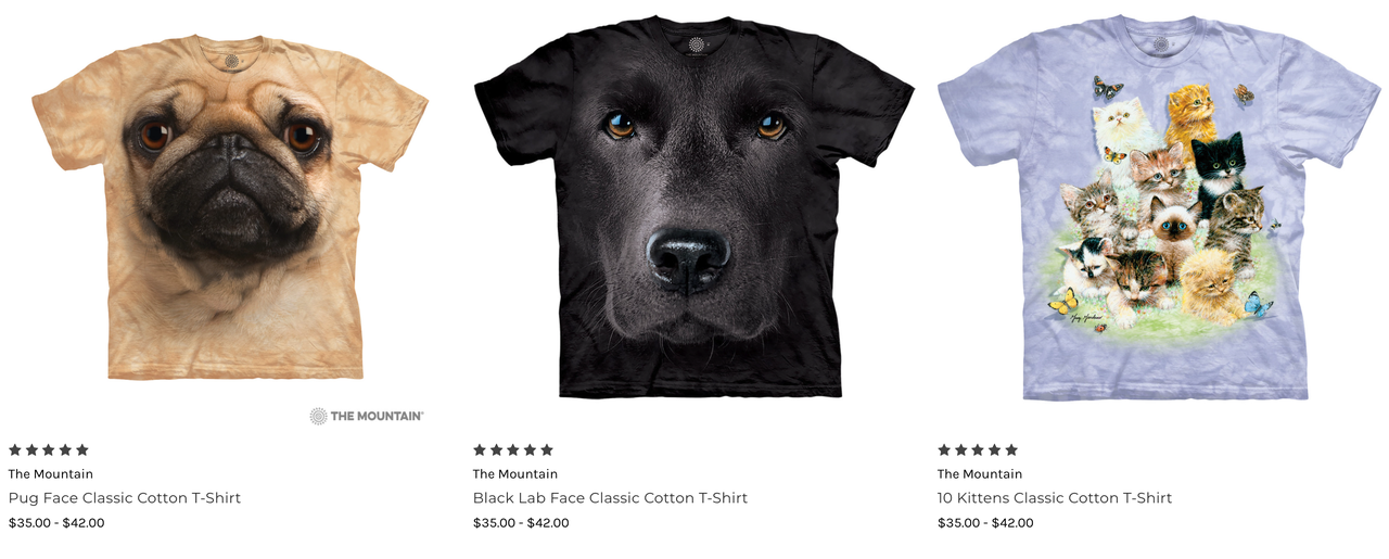 T-shirt sur le thème de l'animal de compagnie