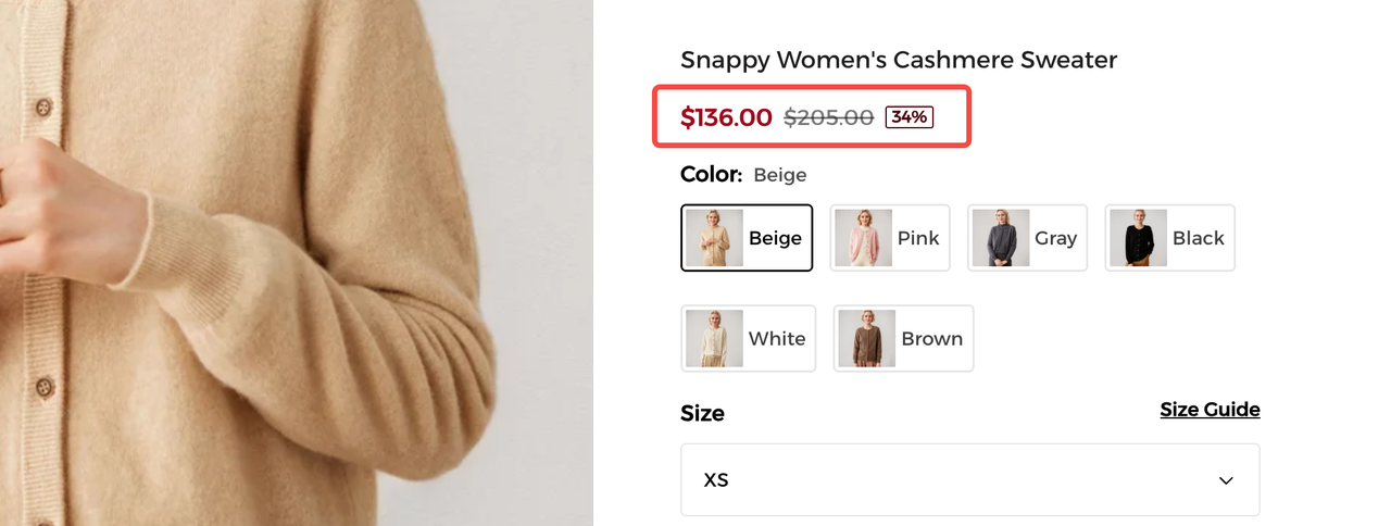 Pricing and discounts