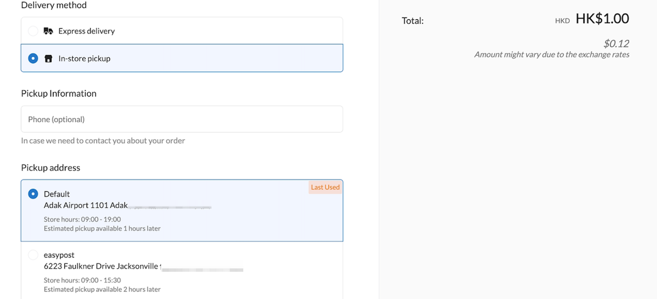 Provide flexible delivery options