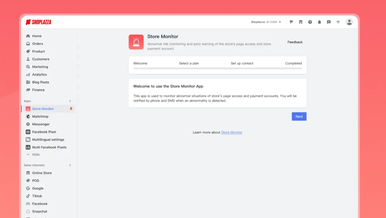 Set up error alerts