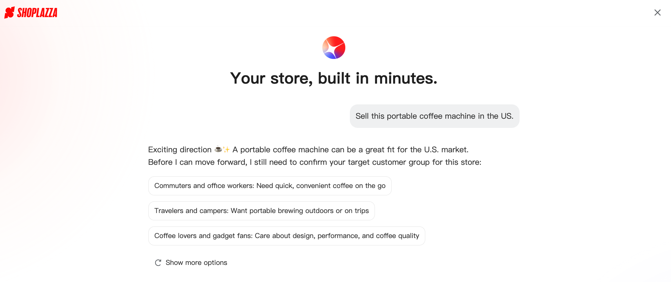 Shoplazza AI Store Builder