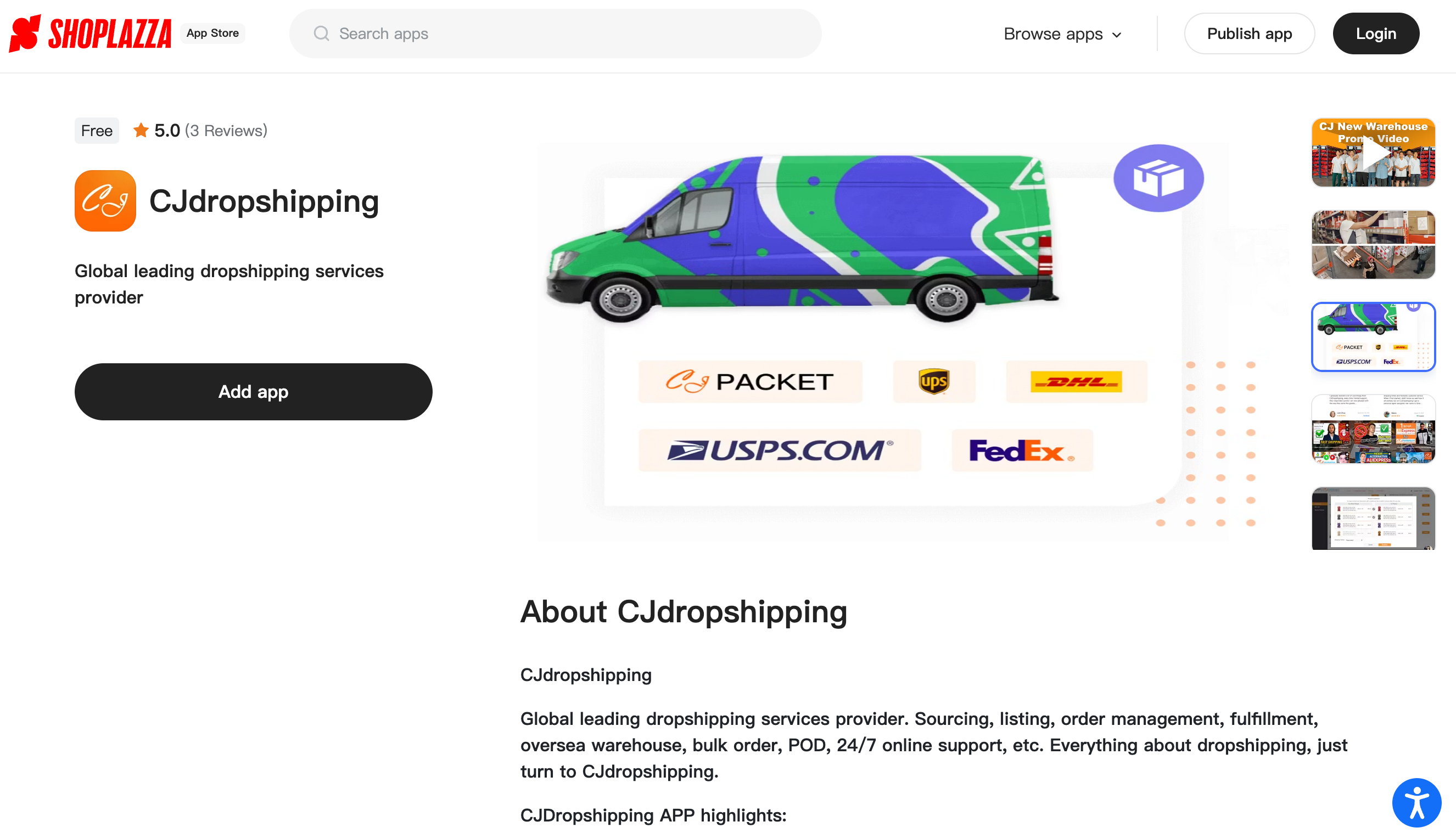 Shoplazza App Store_CJDropshipping