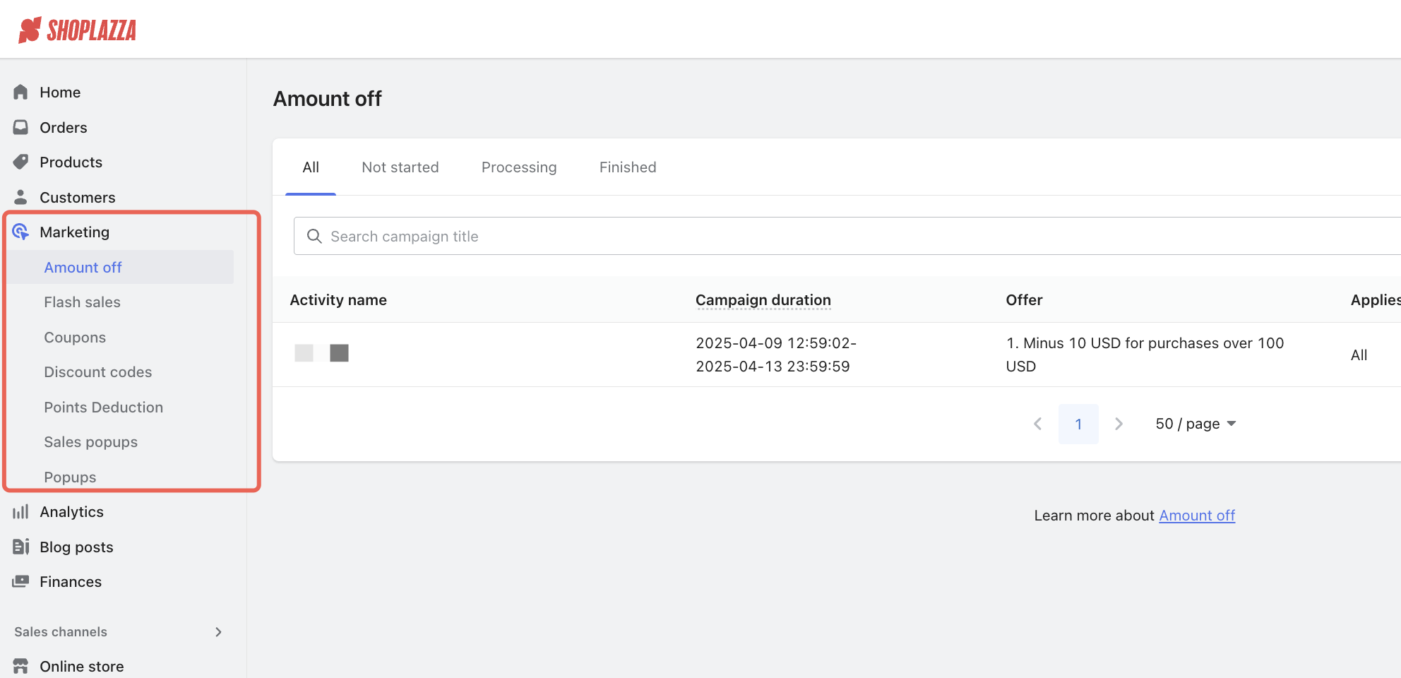Shoplazza Marketing Campagin