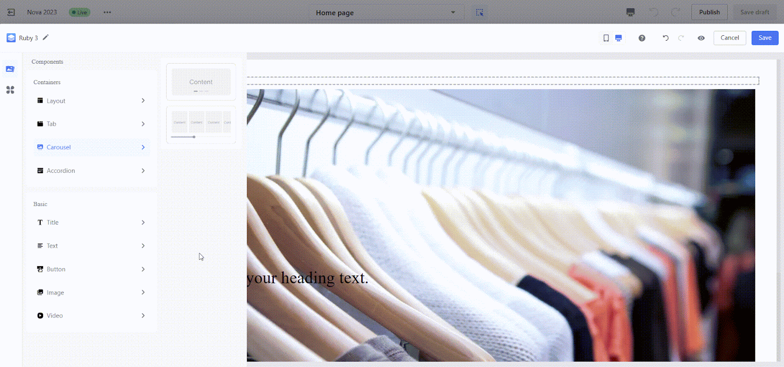 Shoplazza Page Builder