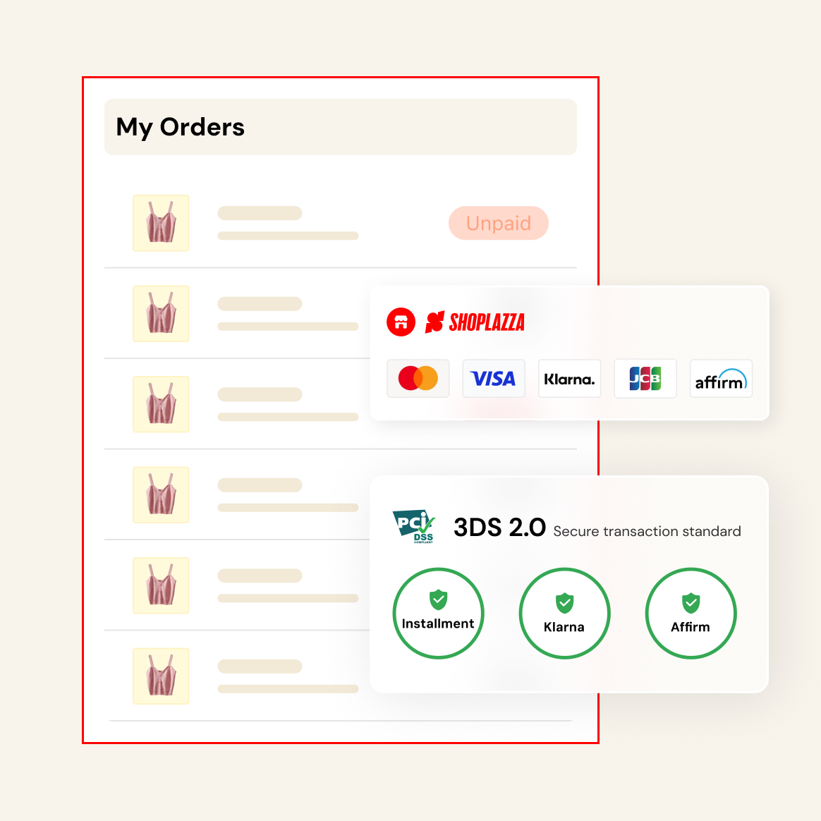Shoplazza Payments - Keep payment info and business data safe