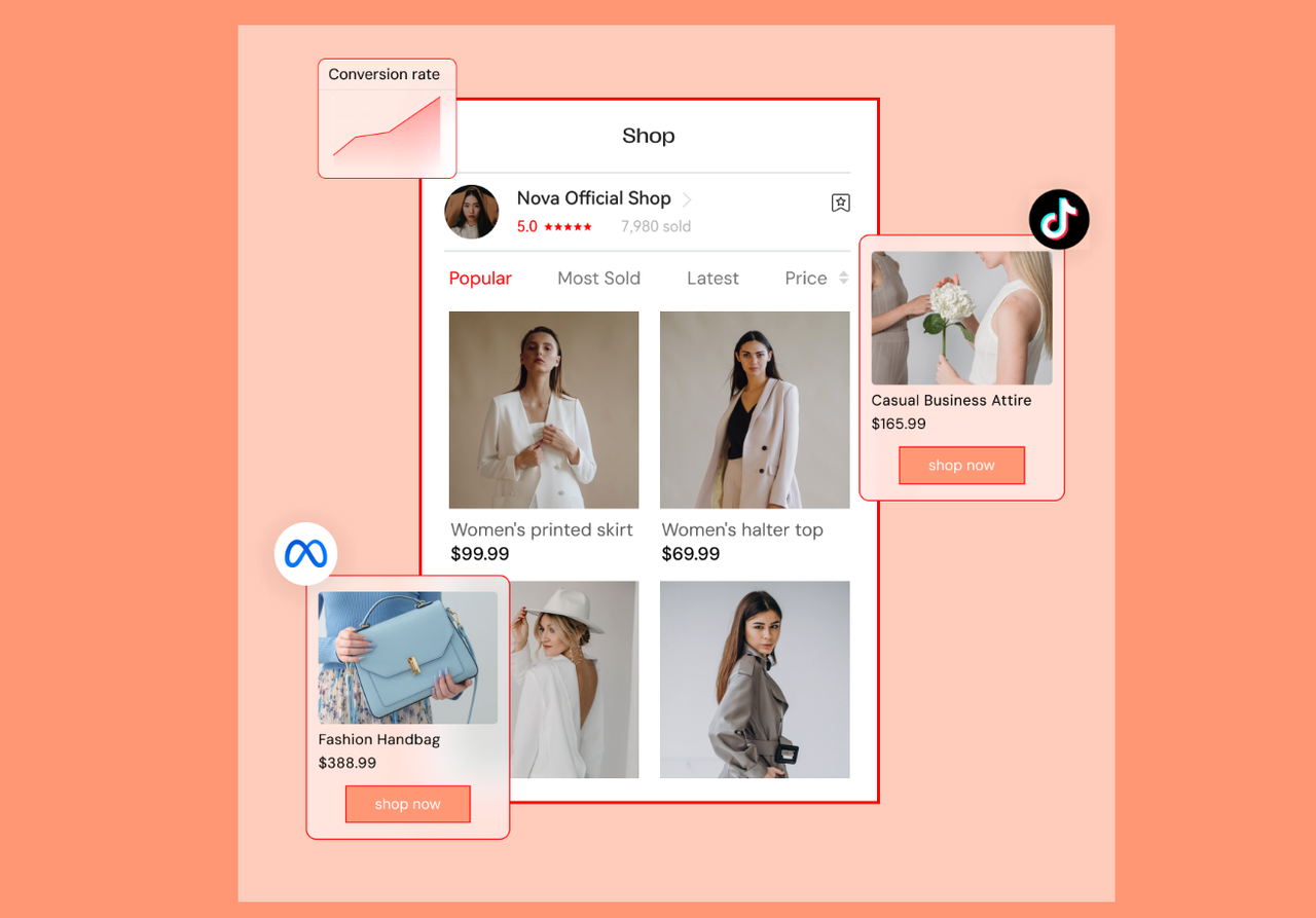 Shoplazza social marketing