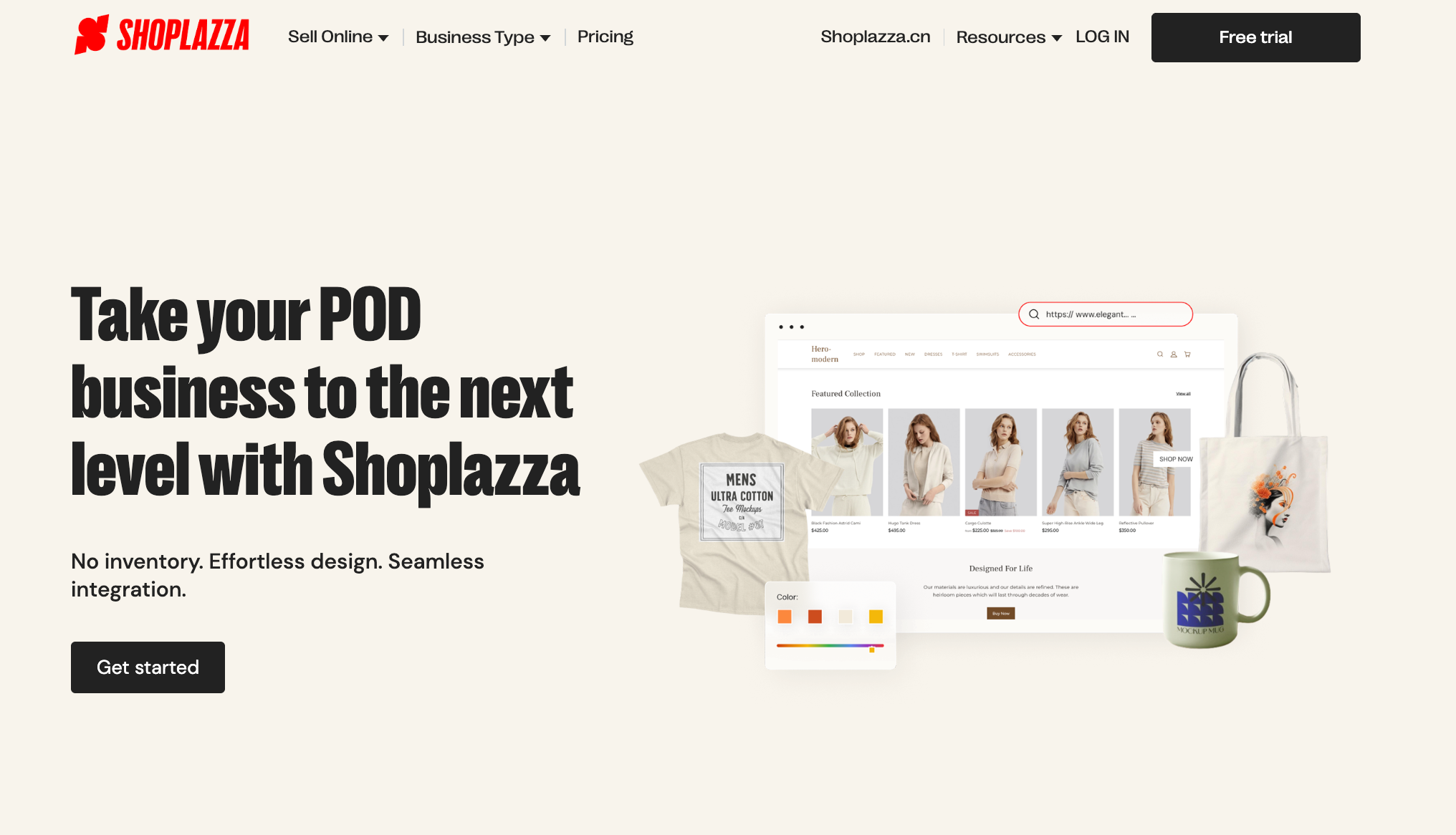 Shoplazza support print-on-demand