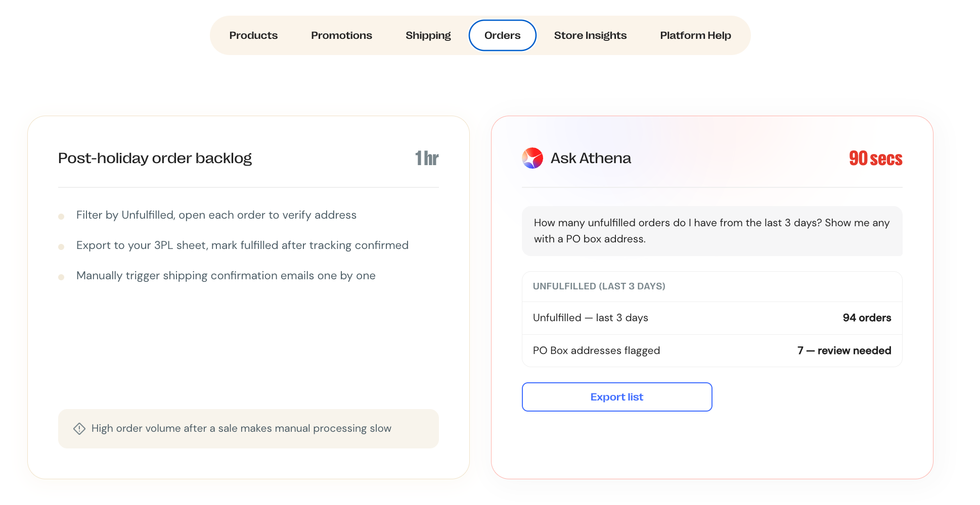 Shoplazzas built-in AI store assistant Athena