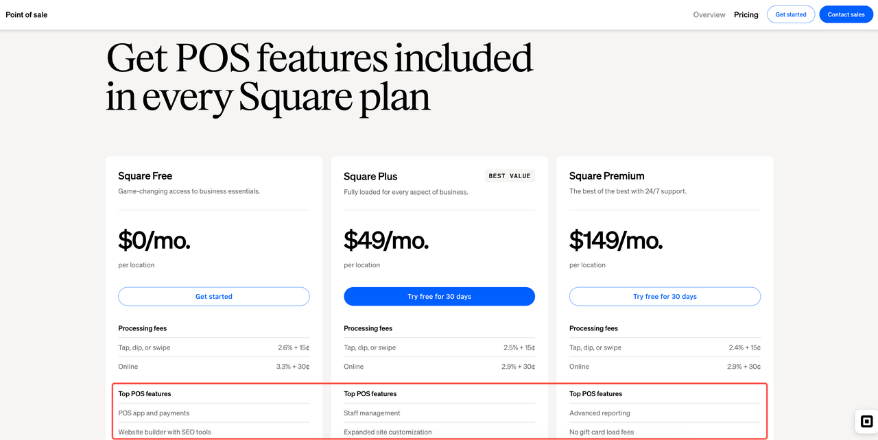 Square POS