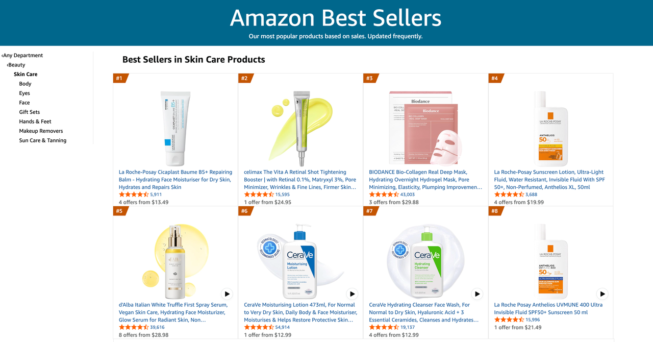 Sunscreen and skincare