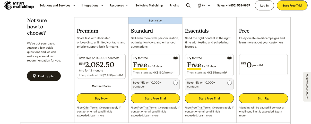 Tiered pricing Decoy effect