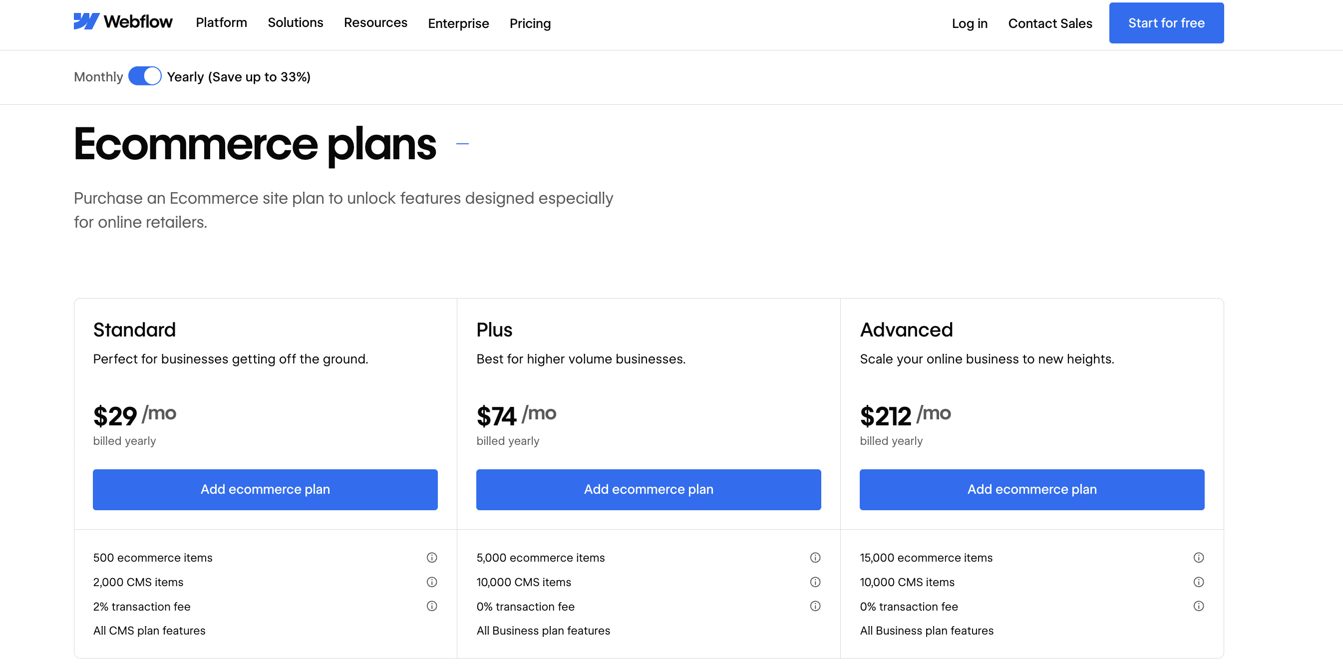 Webflows Pricing