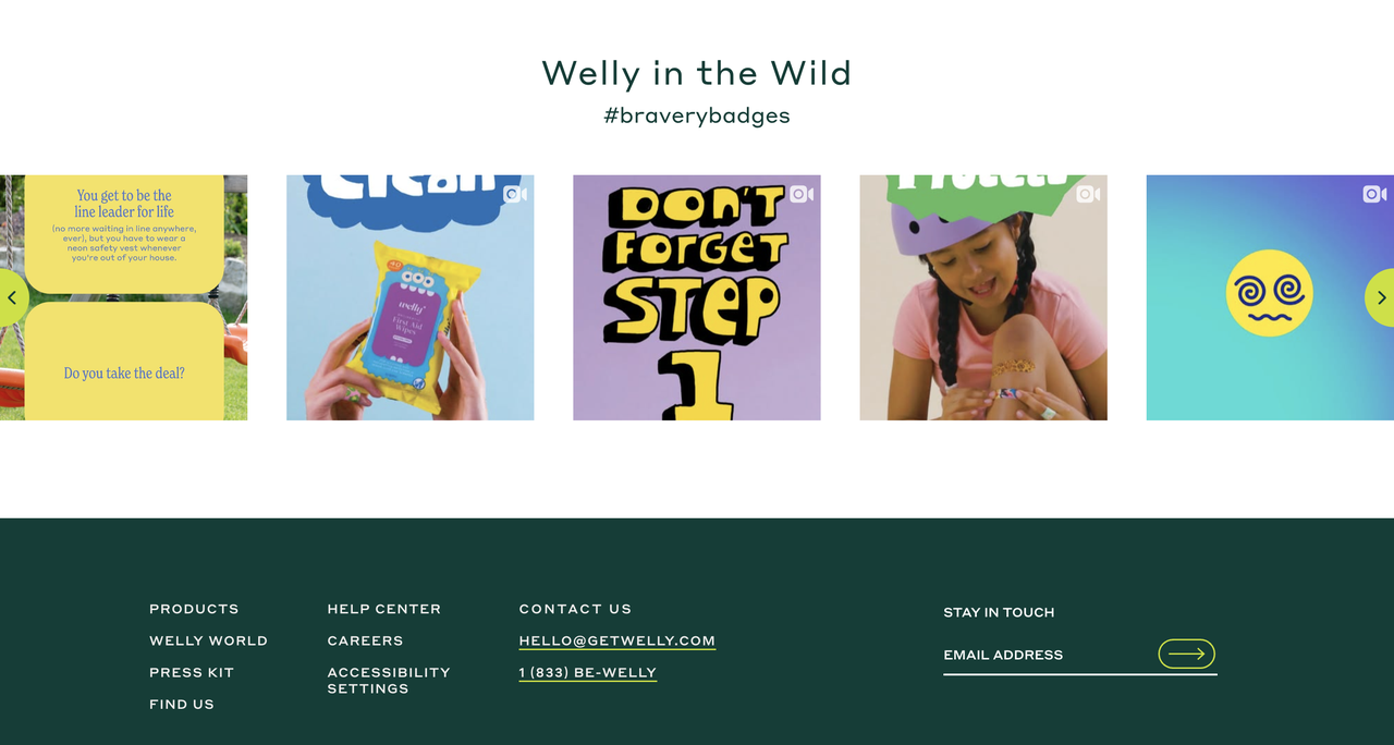 Welly #braverybadges