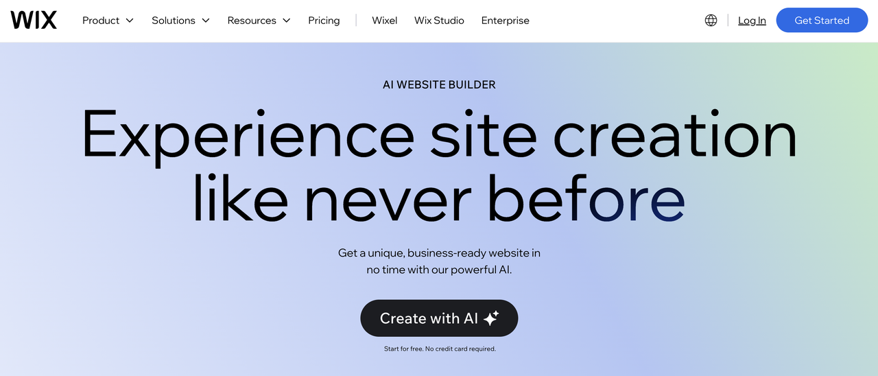 Wix AI Store Builder