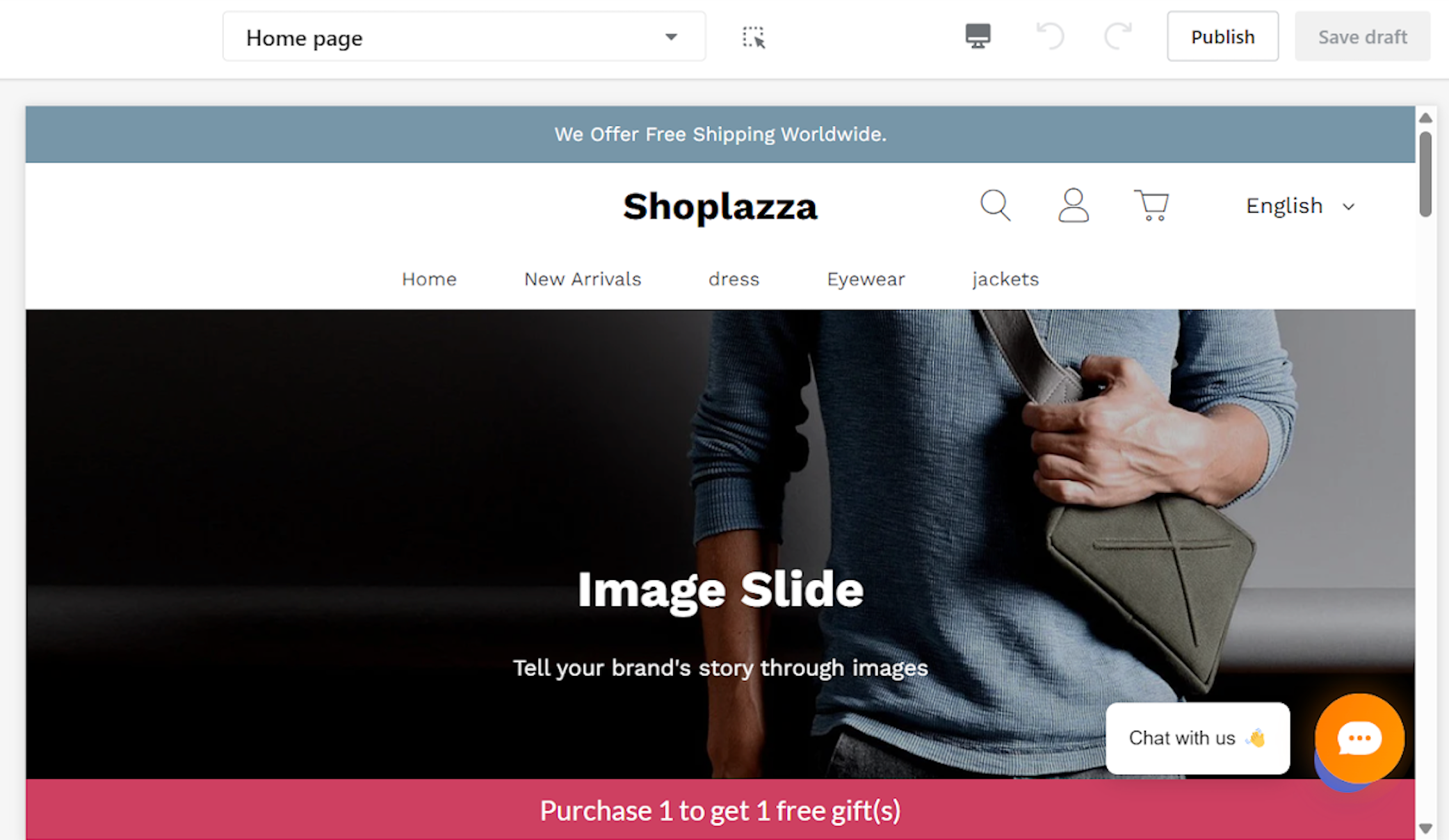 design homepage in fathers day