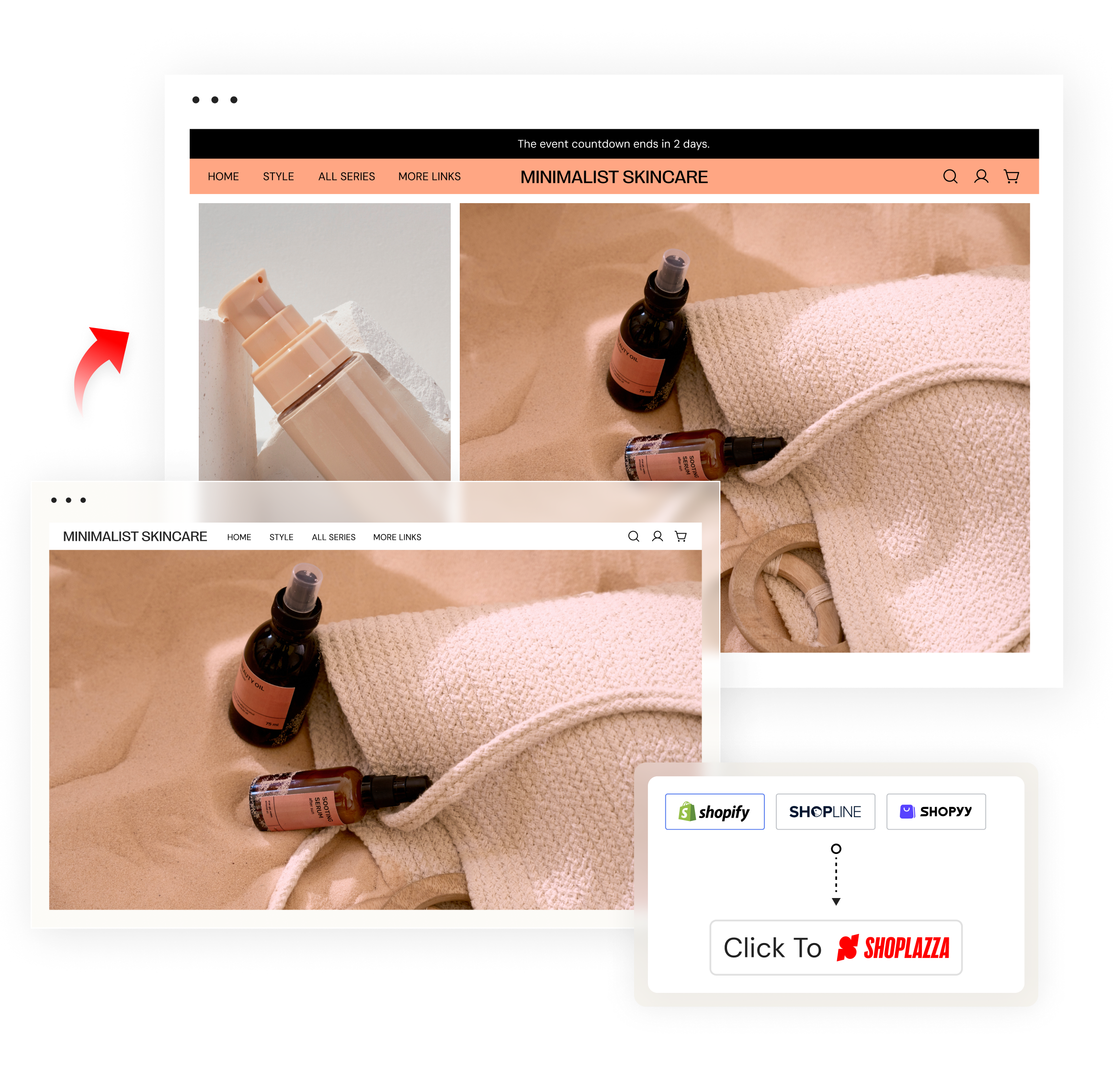 One-click migration01