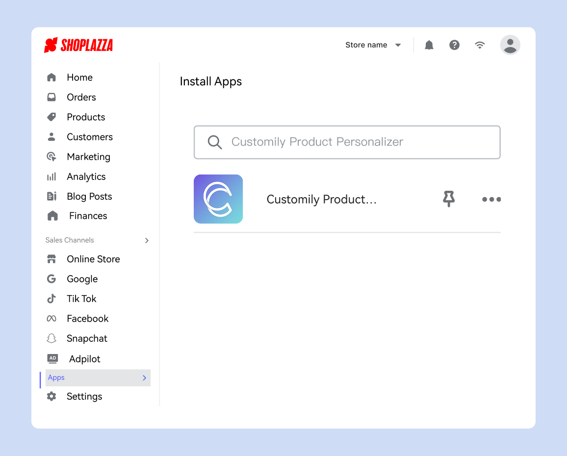 install-customily