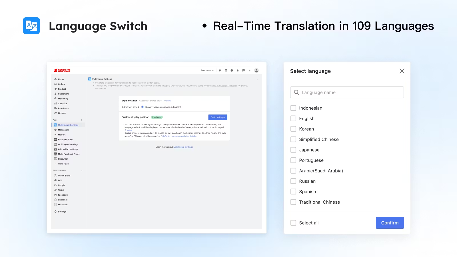 language switch
