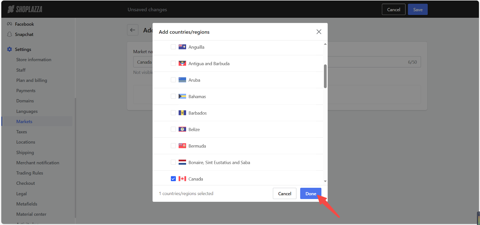 تنويع الأسواق لتوزيع المخاطر