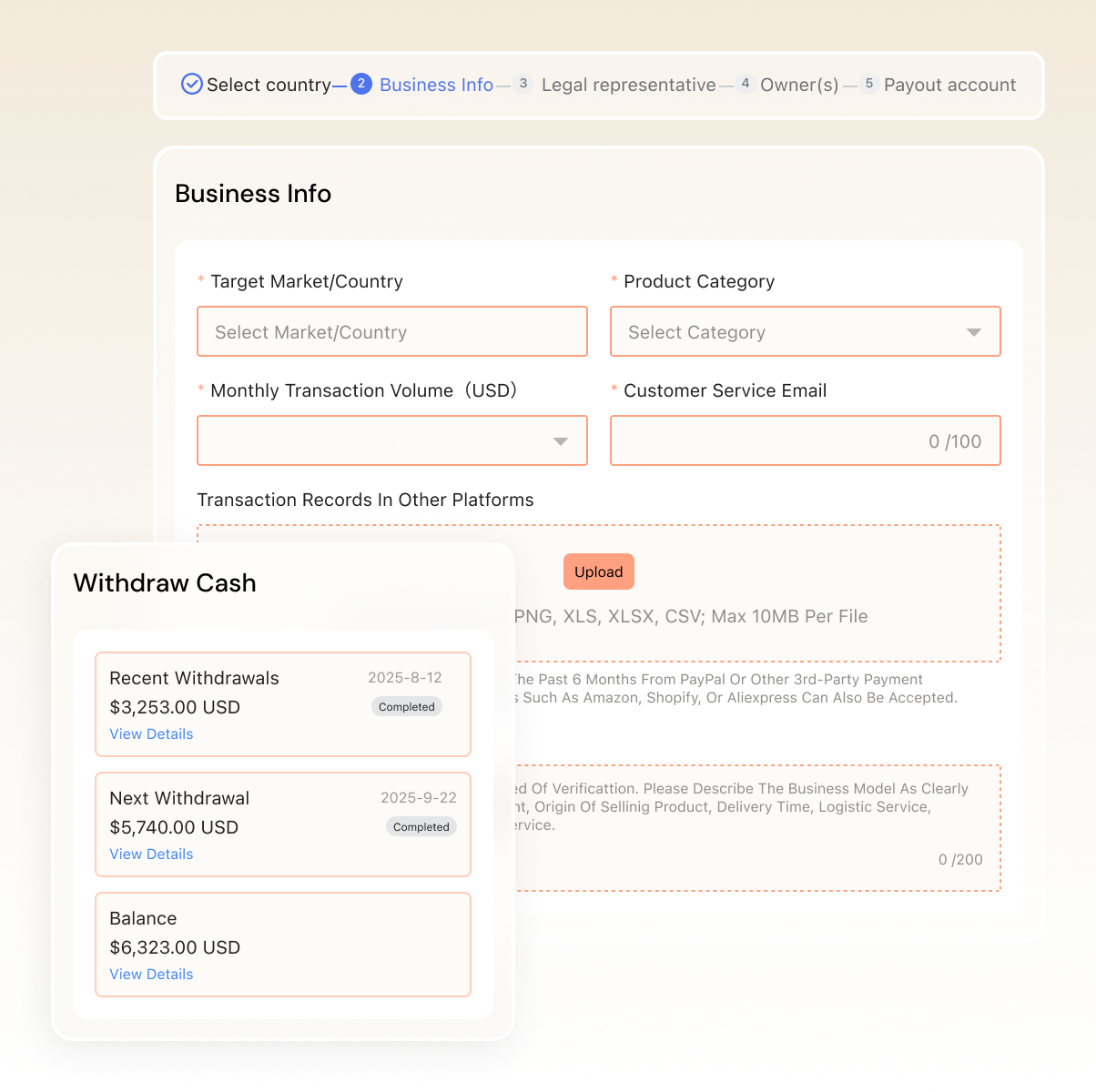 Simple setup shoplazza payments