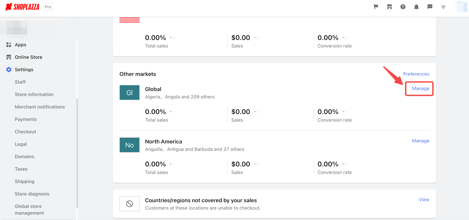 set product prices per country or region