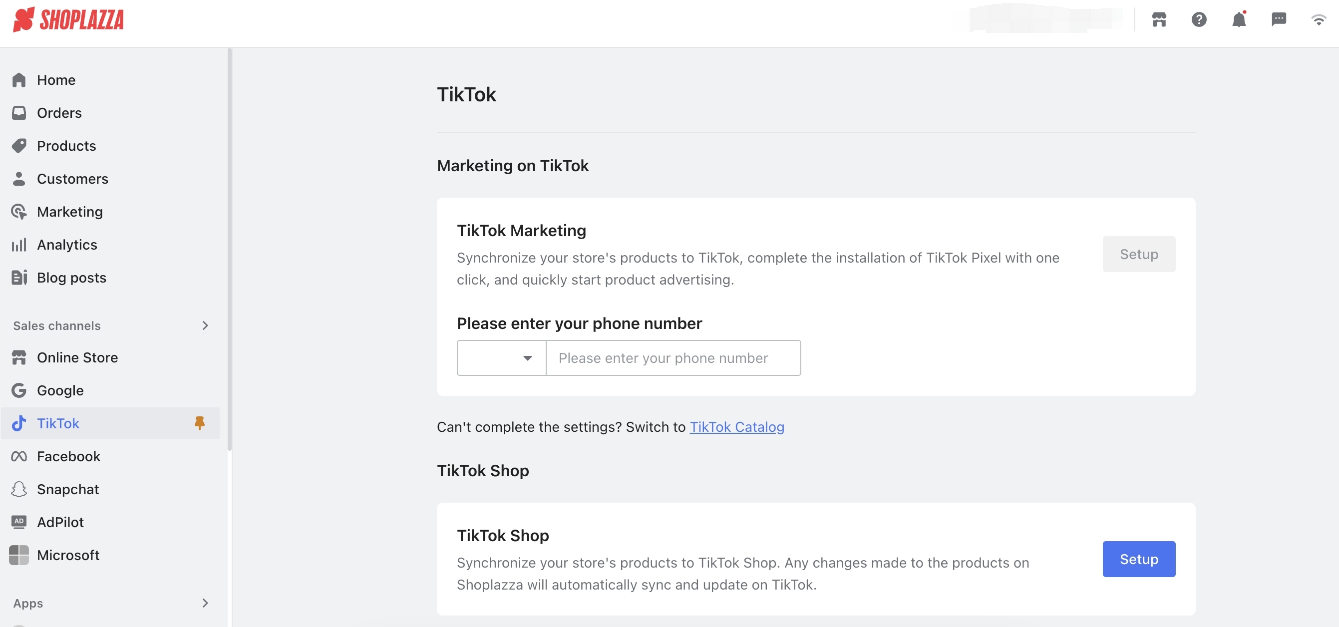 Интегрируйте свой TikTok Shop с Shoplazza